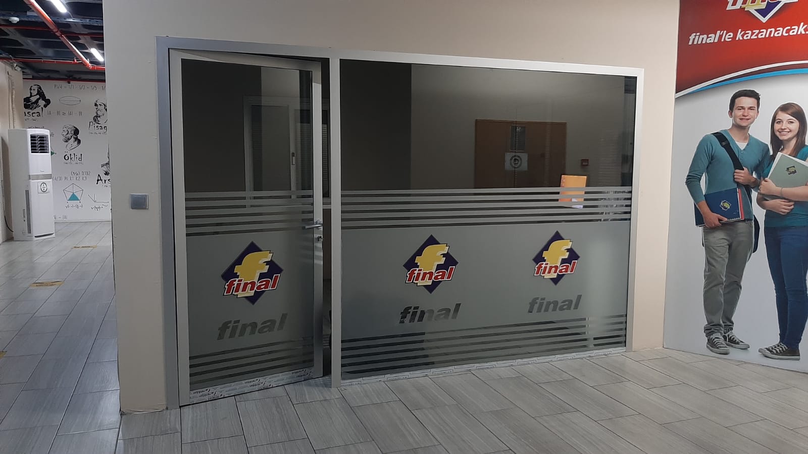 kumlama cam giydirme ( buzlu folyo )